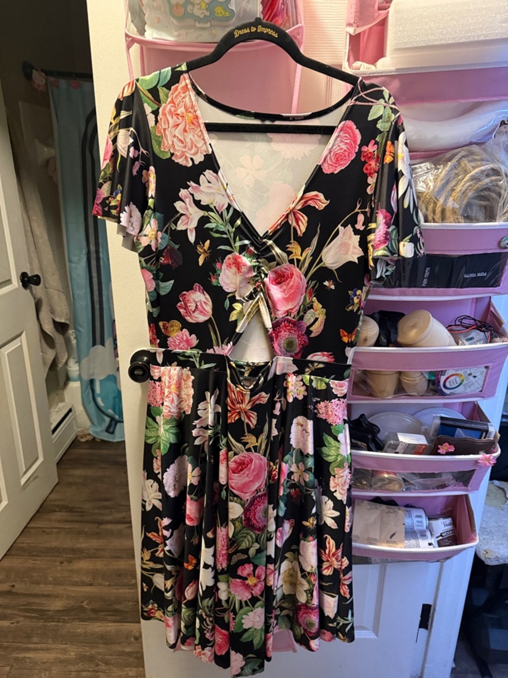 Black Milk Koson Flowers Midi